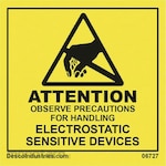 DESCO Label "Attention" MIL