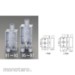ESCO Φ22mm Exposed box (for VE tube / 1 direction) Gray