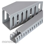 TRUSCO Wiring Duct TMD6080-1M Gray 1pc