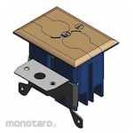 CARLON Floor Box NM Residential 1 Gang