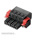 WEIDMULLER OMNIMATE Power HP Female Plug, Push in Spring Connection BVF 7.62HP/180SF