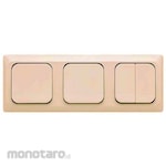 Broco Frame 3-Gang Lugano Series (Bingkai / Casing)