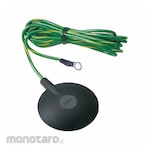 SCS ESD Mat Grounding Cords 770115 #10 Ring Terminal Size Green/Yellow 15ft Versatile Ground 1unit