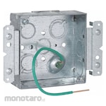 RACO Box 4 SQ 1-1/2 Dp MBracket Pgtal 1/2-3/4