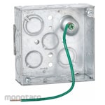 RACO Box 4 SQ 1-1/2 Dp Ubs Pigtail 1/2-3/4