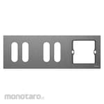 SIMON ELECTRIC 3 Gang Frame Twin Waist-Shaped x2+Square