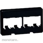 Panduit 4 Port Furniture Plate Black