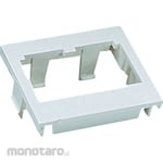 Panduit Parallel Adapter Frame for 1/2 Size 2 Port Off-White