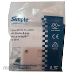 LS Cable British LS Face Plate 1 Port (Penutup Stop Kontak)