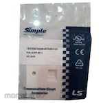 LS Cable LS Face Plate 2 Port