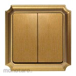 Broco Saklar Double Classica Doublees (Saklar Seri/Saklar Lampu)