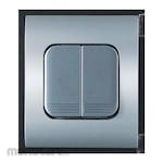 Broco Saklar Double Push On/Off Integra Doublees (Saklar Seri/Saklar Lampu)
