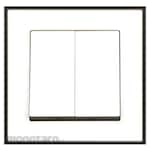 Broco Saklar Hotel Double Plano Slim Series (Saklar Seri/Saklar Lampu)