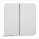 Hager Saklar 16AX 2-Gang 2-Way with LED (Saklar Lampu)