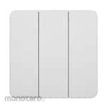 Hager Saklar 16AX 3-Gang 2-Way with LED (Saklar Lampu)