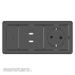 Kramer 2 Gang Basic Frame 76 Type