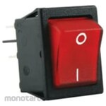 RS PRO Illuminated DPST On-Off Rocker Switch