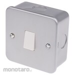 RS PRO Surface Mount Rocker Light Switch