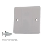 RS PRO White 1 Gang Blanking Plate