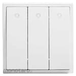 SIMON ELECTRIC Saklar 3-Gang 1-Way Module with LED (Saklar Lampu)