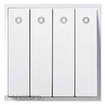 SIMON ELECTRIC Saklar 4-Gang 1-Way Module with LED (Saklar Lampu)