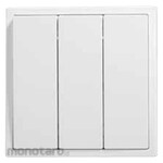 SIMON ELECTRIC Saklar Tombol Tekan 3-Gang Module (Push Button)