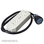 Meikosha Meiko 2 Cops Tap Grounding 3P Cord