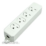 AMERICAN DENKI Stop Kontak 4-Gang Flat Blade OA Tap (Tanpa Kabel) (Power Socket/Power Outlet)