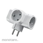 Boss 3 Way Socket with Grounded Plug