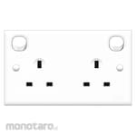 Boss Stop Kontak 2-Gang + Saklar B30 PRIME BS Series (Power Socket/Power Outlet)