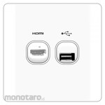 Boss Stop Kontak HDMI + Port USB Connection B20 MINIMA Series (HDMI Socket)