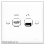 Boss Stop Kontak HDMI + Port USB Connection B30 PRIME Series (HDMI Socket)