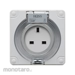 Boss Stop Kontak IP56 3-Pins British Standard (Power Socket/Power Outlet)
