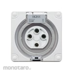 Boss Stop Kontak IP56 4 Pins Round (Power Socket/Power Outlet)