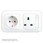 Boss Stop Kontak Schuko + BS Socket (Power Socket/Power Outlet)
