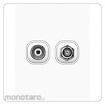 Boss Stop Kontak TV Coaxial + TV Tipe F B20 MINIMA Series (TV Socket)