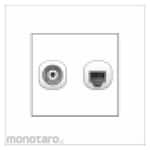 Boss Stop Kontak TV Coaxial + Telepone B1000 PURO Series (TV Socket)