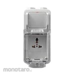 Boss Stop Kontak Universal + Saklar Weather Protect (Power Socket/Power Outlet)