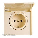 Broco Standard Line Socket Outlet with Earth & Hinged Cover (Colokan Listrik)
