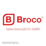 Broco Stop Kontak 2-Gang WID Galleo Series (Power Socket/Power Outlet)