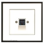Broco Stop Kontak Telepon (RJ11) Plano Slim Series (Soket Telepon)