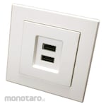 Broco Stop Kontak USB 2 Ports Plano Series (Colokan/Power Outlet)