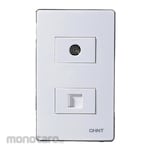 Chint Stop Kontak TV + Internet 2in1 (TV Socket)