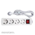 Dutron Stop Kontak 4-Gang dengan Kabel (Power Socket/Power Outlet)