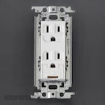 ESCO 125V / 15A embedded outlet (2 ports / grounded)