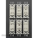 ESCO 125V / 15A embedded outlet (3 ports)