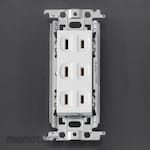 ESCO 125V / 15A embedded outlet (3 ports)