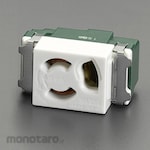 ESCO 125V / 15A recessed outlet (prevention / grounding)