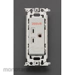 ESCO 250V / 15A recessed outlet (with ground)