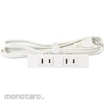 ESCO Stop Kontak Tanam 2-Gang AC125V/15A (Power Socket)